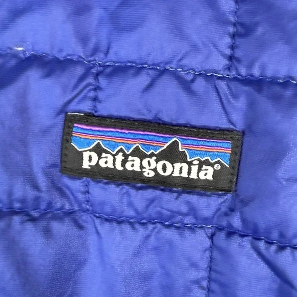 Patagonia Jacket Nano‎ Puff PrimaLoft Insulated Full Zip 84217 Blue Men's XS GUC